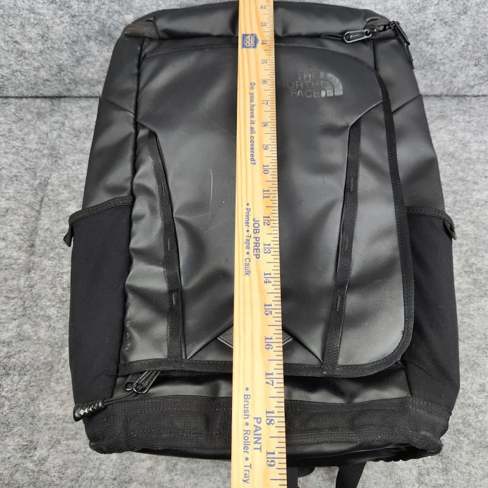 North Face Kaban Transit Backpack Black 25L Laptop Travel Bag Padded FlexVent
